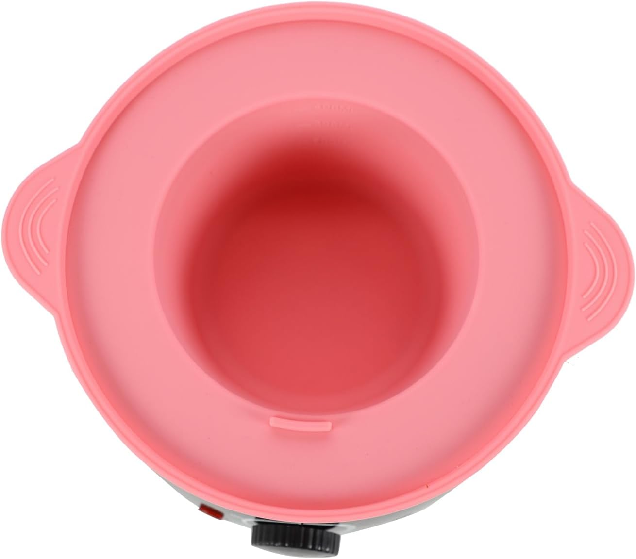 14 oz Silicone Wax Warmer Liner, Silicone Wax Bowl for Wax Warmer, Non-Stick Wax Melt Warmer Wax Pot Replacement, Reusable Wax Melt Liner with 100 Pcs Waxing Sticks Body Hair Removal Sticks Pink