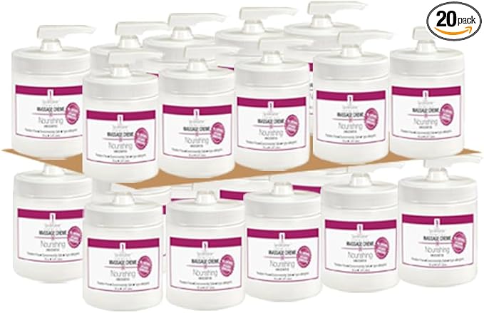Master Massage Spamaster Unscented 16 Oz Massage Cream X20