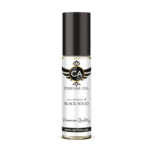 CA Perfume Impression of Black Aoud Unisex Fragrance Oil Woody Floral Musk Scent Long Lasting Perfumes for Women & Men Travel Size TSA Ready Mini Parfum Body Oil Roll-on 0.33 Fl Oz 10ml