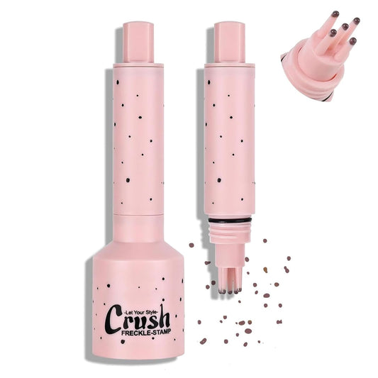 Faux Freckle Stamp for Girls and Women,Long Lasting Quick-drying Waterproof 5 Points Freckle Pen,Get Natural Lifelike Sunkissed Face Freckle Makeup Gift on Birthdays 02 Medium