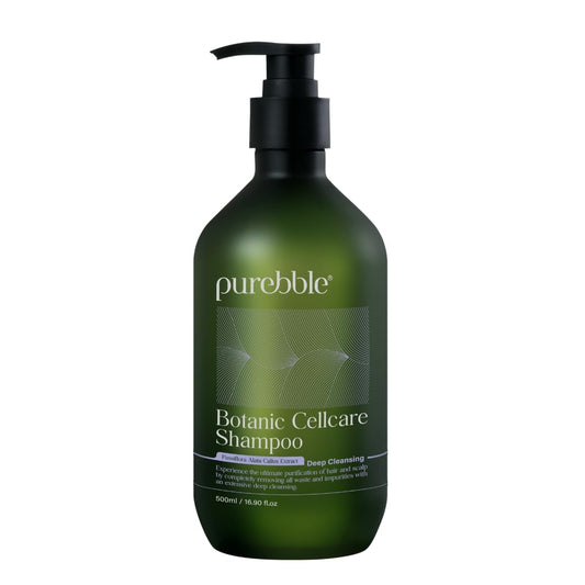 Deep Cleansing Botanic Cellcare Shampoo 500ml, 16.90 fl oz | Sulfate-Free, Paraben-Free and Color-Safe | pH Balancing