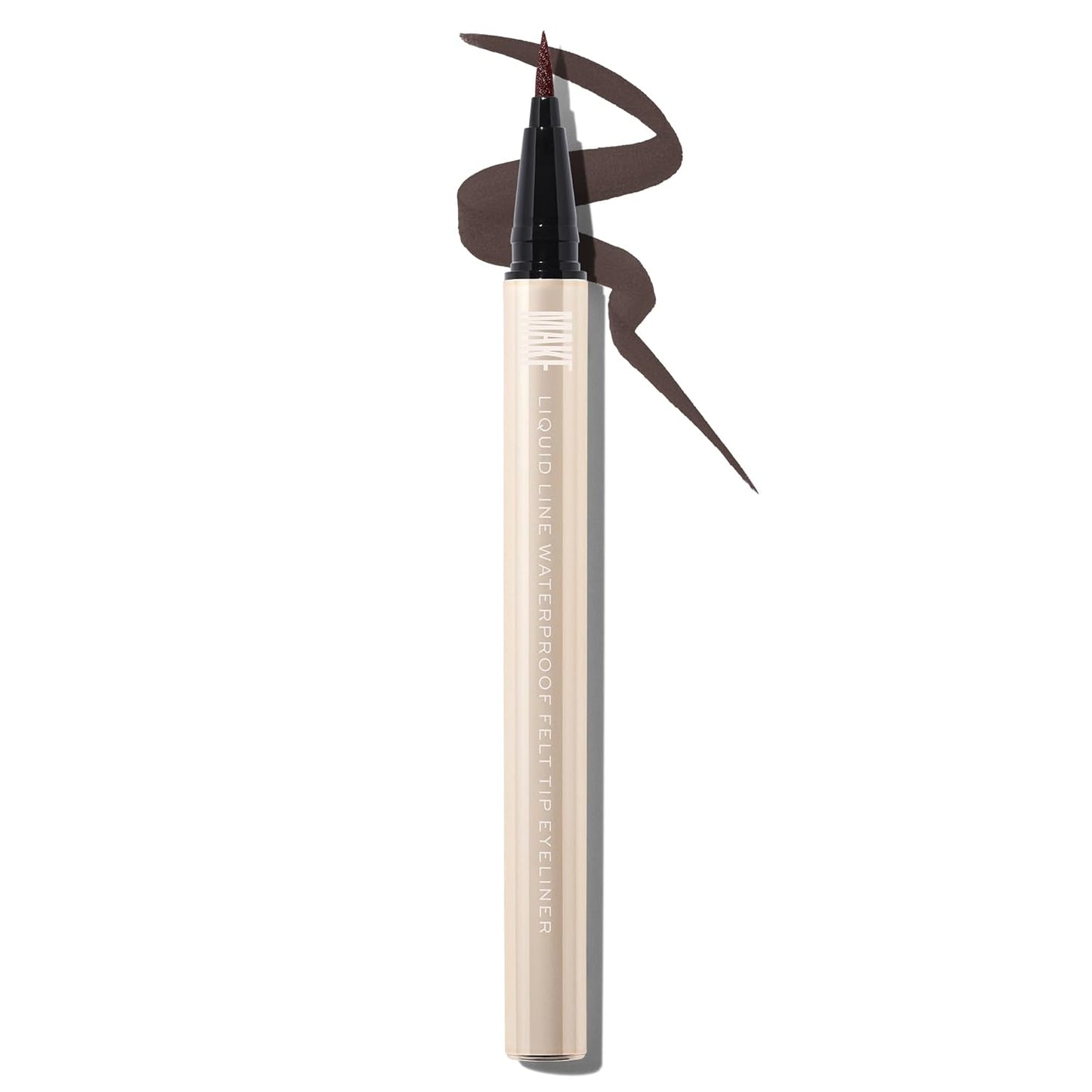 MAKE Beauty Smudge-Proof Felt Tip for Precise Application of Lines, Wings, and Graphics. Long Lasting Eye Liner, Liquid Line Waterproof Felt Tip Eyeliner- Substellar