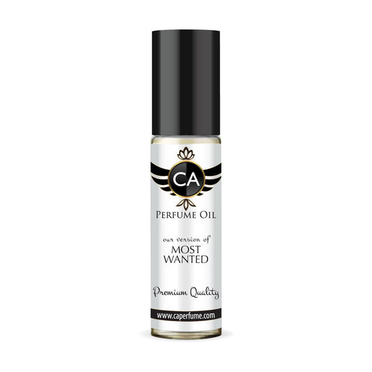 CA Perfume Impression of Most Wanted Unisex Fragrance Oil Amber Spicy Scent Long Lasting Perfumes for Women & Men Travel Size TSA Ready Mini Parfum Body Oil Roll-on 0.33 Fl Oz 10ml