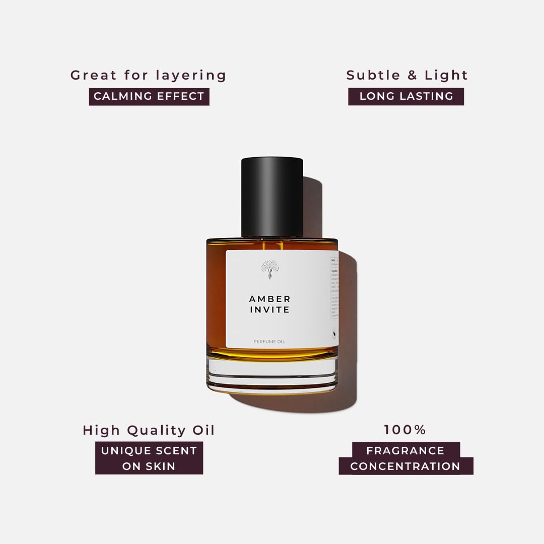 Amber Invite inspired by TF Amber Intrigue | Long Lasting Perfume Oil for Women – 50ml with Bonus 30ml (Pack of 2)