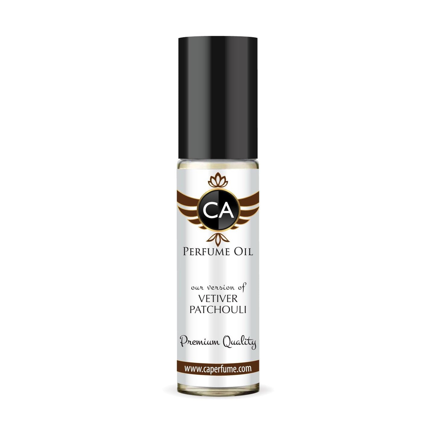 CA Perfume Impression of Vetiver Patchouli Unisex Fragrance Oil Woody Chypre Scent Long Lasting Perfumes for Women & Men Travel Size TSA Ready Mini Parfum Body Oil Roll-on 0.33 Fl Oz 10ml
