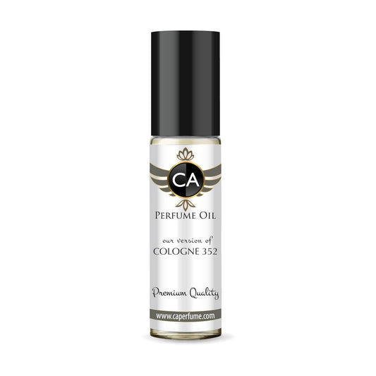 CA Perfume Impression of Cologne 352 Unisex Fragrance Oil Citrus Aromatic Scent Long Lasting Perfumes for Women & Men Travel Size TSA Ready Mini Parfum Body Oil Roll-on 0.33 Fl Oz 10ml