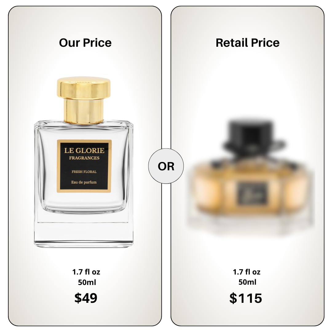 Inspired by G*cci Flora (Discontinued-Limited Edition) Eau de Parfum, Fresh Floral EDP, Long Lasting 12-14 Hours Perfume Spray for Women, All Skin Types - 1.7 oz 50ml