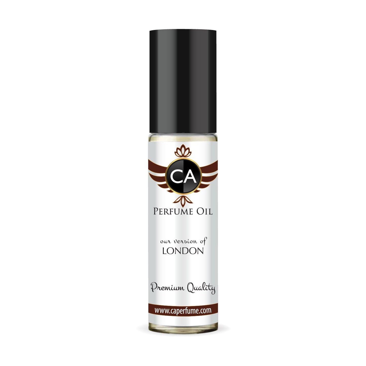 CA Perfume Impression of London Unisex Fragrance Oil Woody Spicy Scent Long Lasting Perfumes for Women & Men Travel Size TSA Ready Mini Parfum Body Oil Roll-on 0.33 Fl Oz 10ml