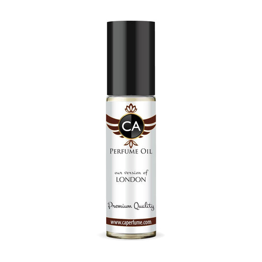 CA Perfume Impression of London Unisex Fragrance Oil Woody Spicy Scent Long Lasting Perfumes for Women & Men Travel Size TSA Ready Mini Parfum Body Oil Roll-on 0.33 Fl Oz 10ml