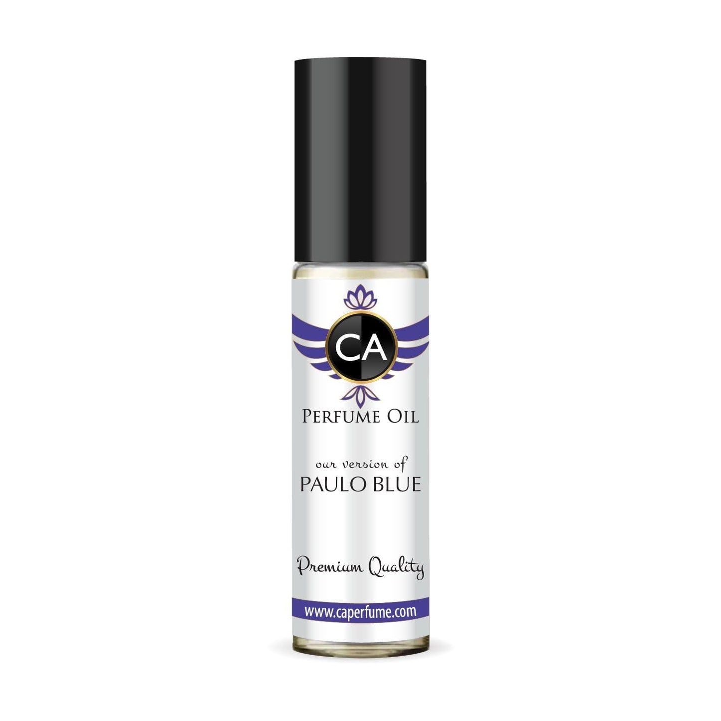 CA Perfume Impression of Paulo Blue for Men Fragrance Oil Aromatic Fougere Scent Long Lasting Cologne for Men Travel Size TSA Ready Mini Parfum Body Oil Roll-on 0.33 Fl Oz 10ml