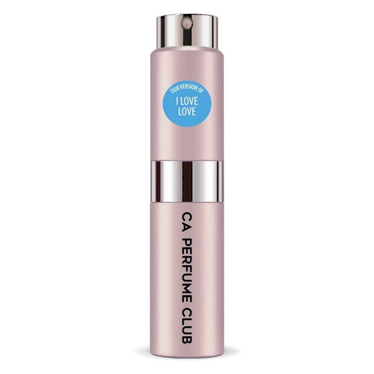 CA Perfume Impression of I Love Love for Women Floral Woody Musk Scent Long Lasting Perfumes for Women Eau De Parfum Travel Size Refillable Atomizer Spray 0.27 Fl Oz 8ml