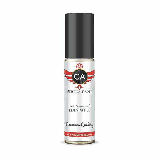 CA Perfume Impression of Eden Apple Unisex Fragrance Oil Floral Fruity Scent Long Lasting Perfumes for Women & Men Travel Size TSA Ready Mini Parfum Body Oil Roll-on 0.33 Fl Oz 10ml
