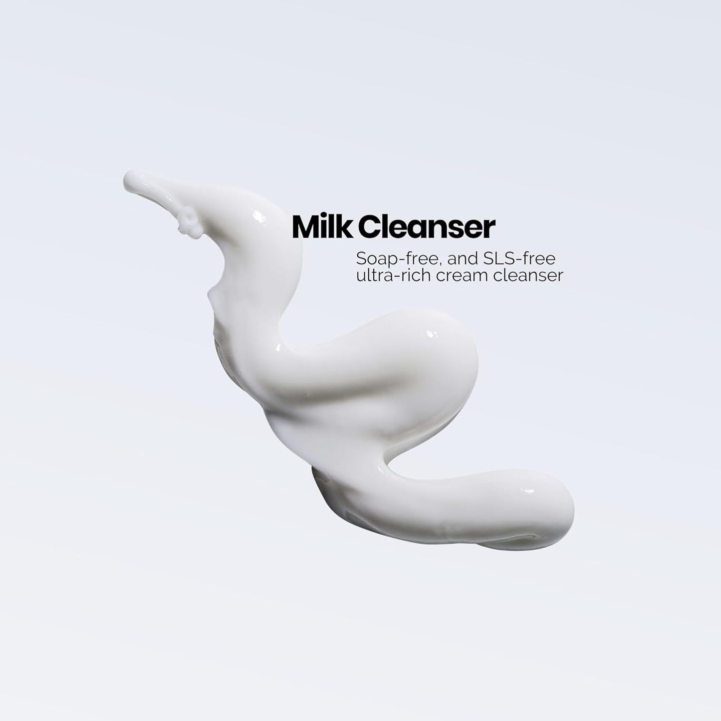 Koope Milk Face Wash, Cleanser For All Skin Types, Ultra-Creamy, Makeup Remover, with Centella, Aloe, Amino Acids and Grape Seed Oil. Free from Parabens, Sulphates & Fragrances, Vegan, 5.0 FL OZ