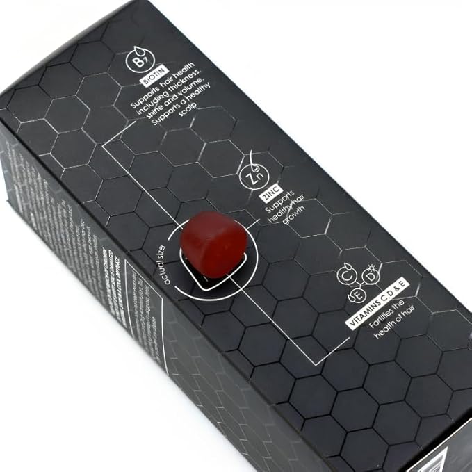 Biotin-Boosted Hair Gummies: Unlock Healthier, Fuller Hair with Essential Vitamins C, D & E