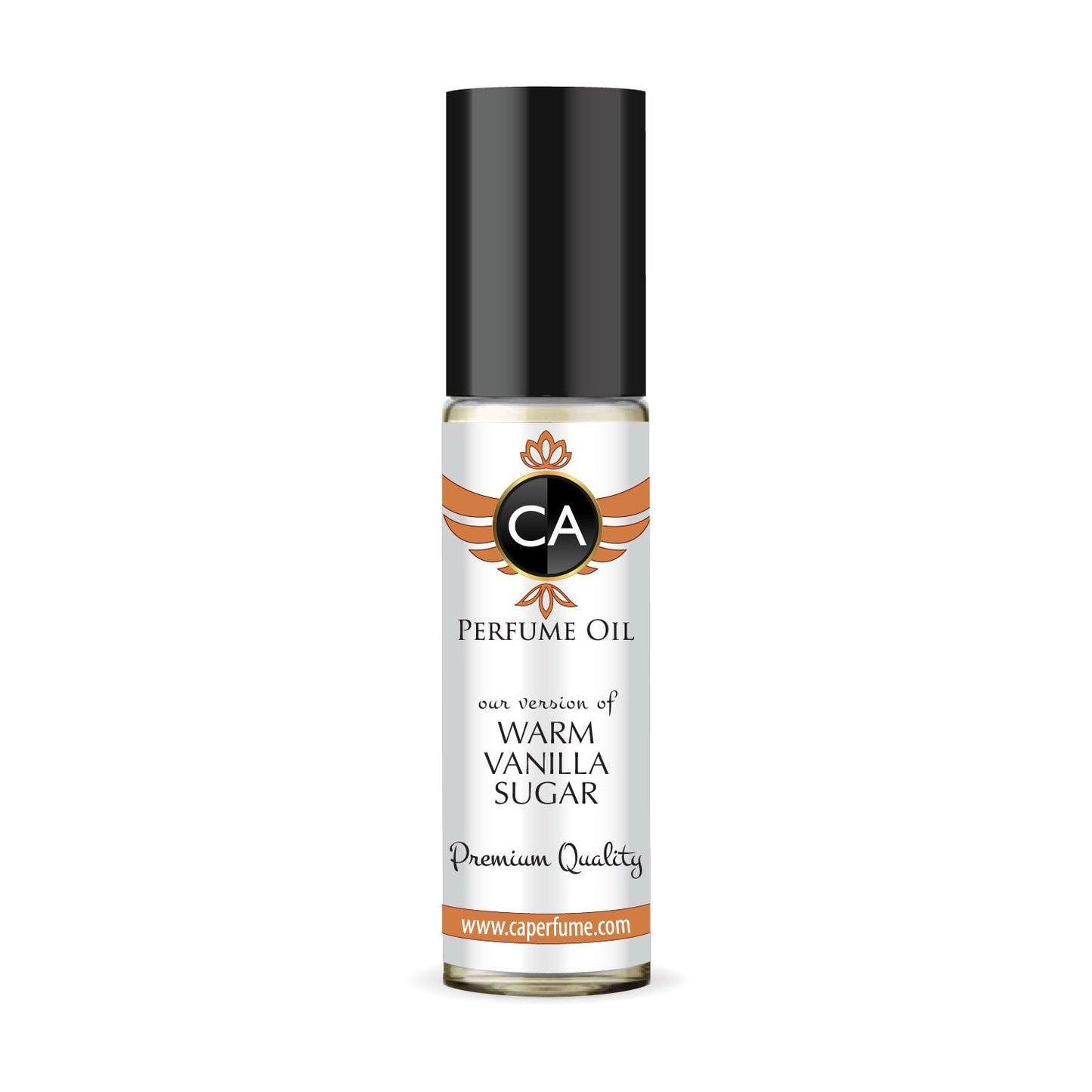 CA Perfume Originals Warm Vanilla Sugar Unisex Fragrance Oil Amber Scent Long Lasting Perfumes for Women & Men Travel Size TSA Ready Mini Parfum Body Oil Roll-on 0.33 Fl Oz 10ml