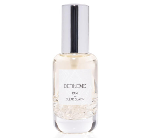 DefineMe Quartz Crystal Infused Natural Perfume Mist, Rami Scent, 0.95 FL OZ