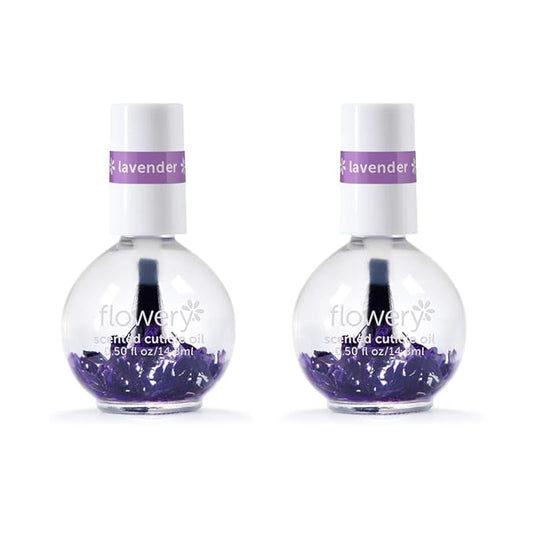 Flowery Lavender Scented Cuticle Oil, 0.5 oz, 2 Pack