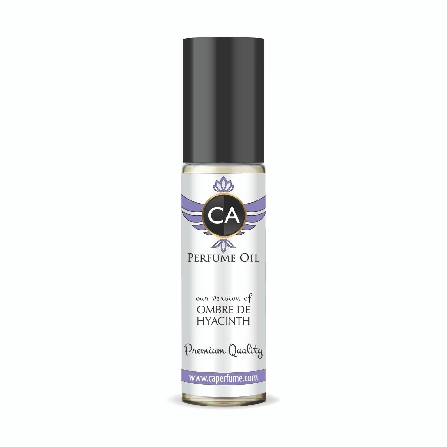 CA Perfume Impression of Ombre De Hyacinth Unisex Fragrance Oil Floral Scent Long Lasting Perfumes for Women & Men Travel Size TSA Ready Mini Parfum Body Oil Roll-on 0.33 Fl Oz 10ml