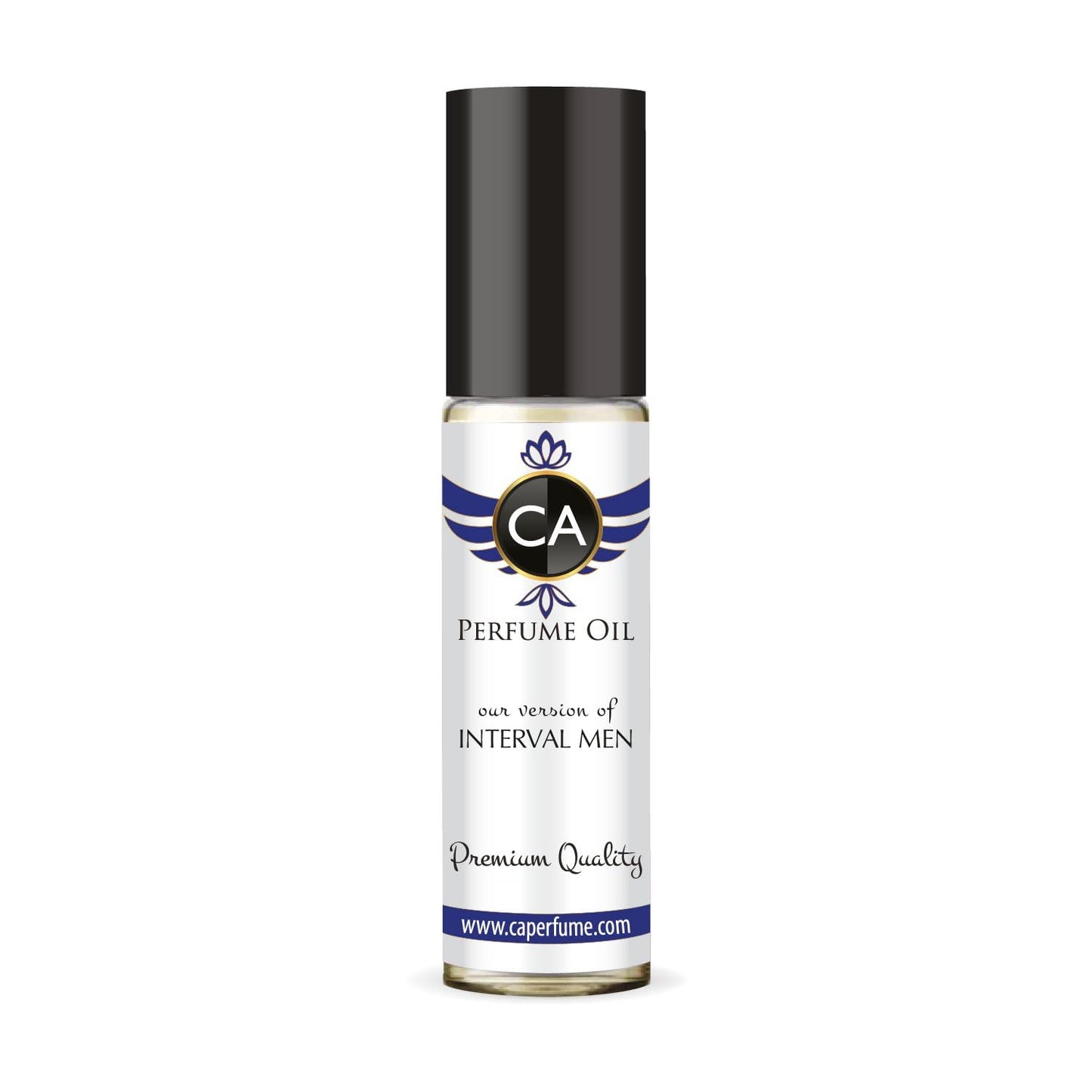 CA Perfume Impression of Interval Men Perfume Oil Amber Woody Scent Long Lasting Cologne for Men Travel Size TSA Ready Mini Parfum Body Oil Roll-on 0.33 Fl Oz 10ml