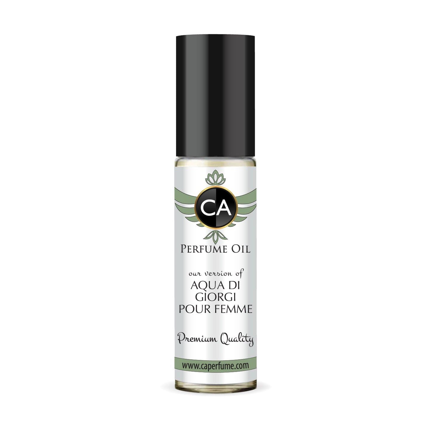 CA Perfume Impression of Aqua Di Giorgi Pour Femme for Women Fragrance Oil Floral Aquatic Scent Long Lasting Perfumes for Women Travel Size TSA Ready Mini Parfum Body Oil Roll-on 0.33 Fl Oz 10ml