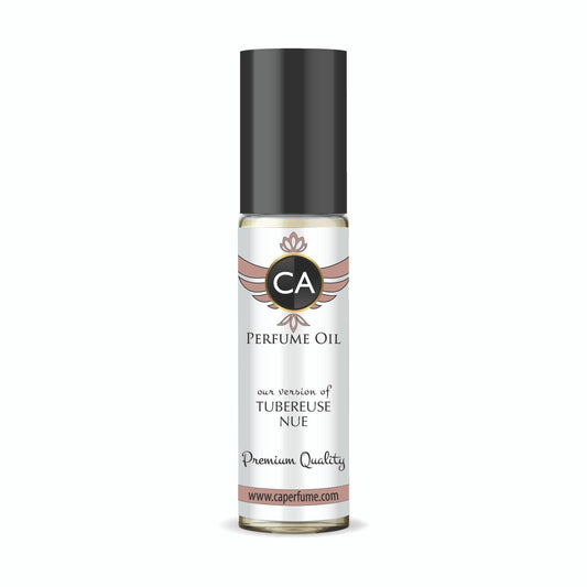 CA Perfume Impression of Tubereuse Nue Unisex Fragrance Oil Amber Floral Scent Long Lasting Perfumes for Women & Men Travel Size TSA Ready Mini Parfum Body Oil Roll-on 0.33 Fl Oz 10ml