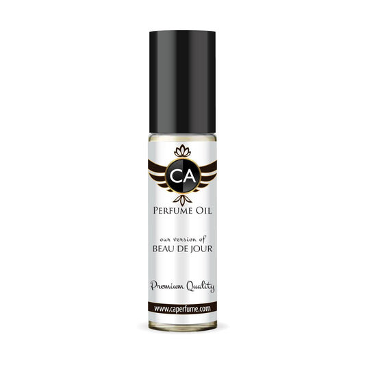 CA Perfume Impression of Beau De Jour for Men Fragrance Oil Aromatic Fougere Scent Long Lasting Cologne for Men Travel Size TSA Ready Mini Parfum Body Oil Roll-on 0.33 Fl Oz 10ml