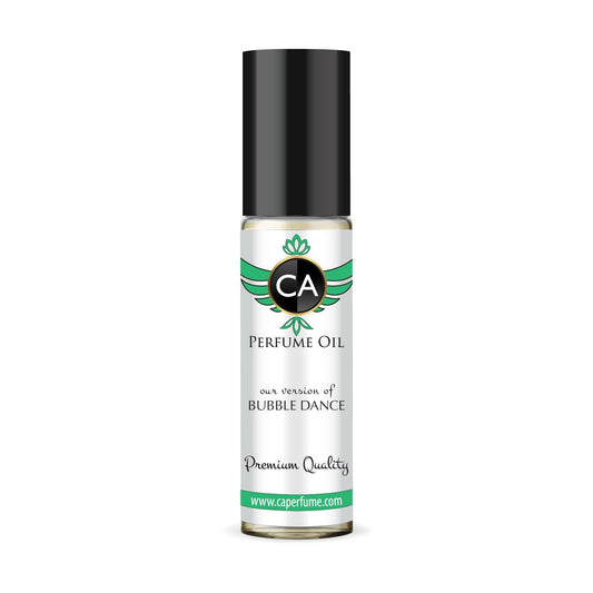 CA Perfume Originals Bubble Dance Unisex Fragrance Oil Gourmand Scent Long Lasting Perfumes for Women & Men Travel Size TSA Ready Mini Parfum Body Oil Roll-on 0.33 Fl Oz 10ml