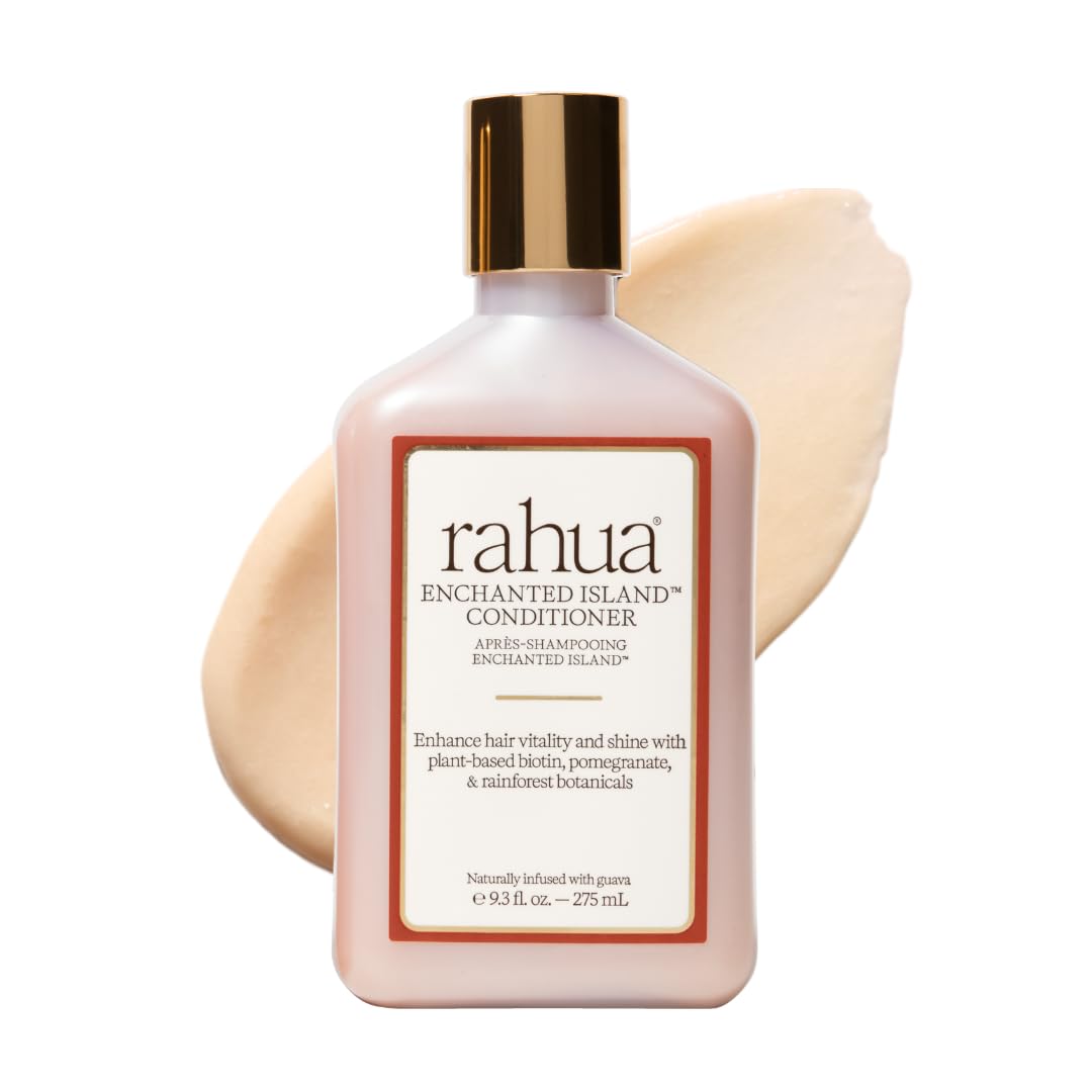 Rahua Enchanted Island Hair Conditioner, Vegan, Deep Conditioning for Medium to Thick Hair, Strengthening Formula with Biotin, Oil, Quinoa, Pomegranate, Coconut & Guava Scent, 9.3 Fl Oz