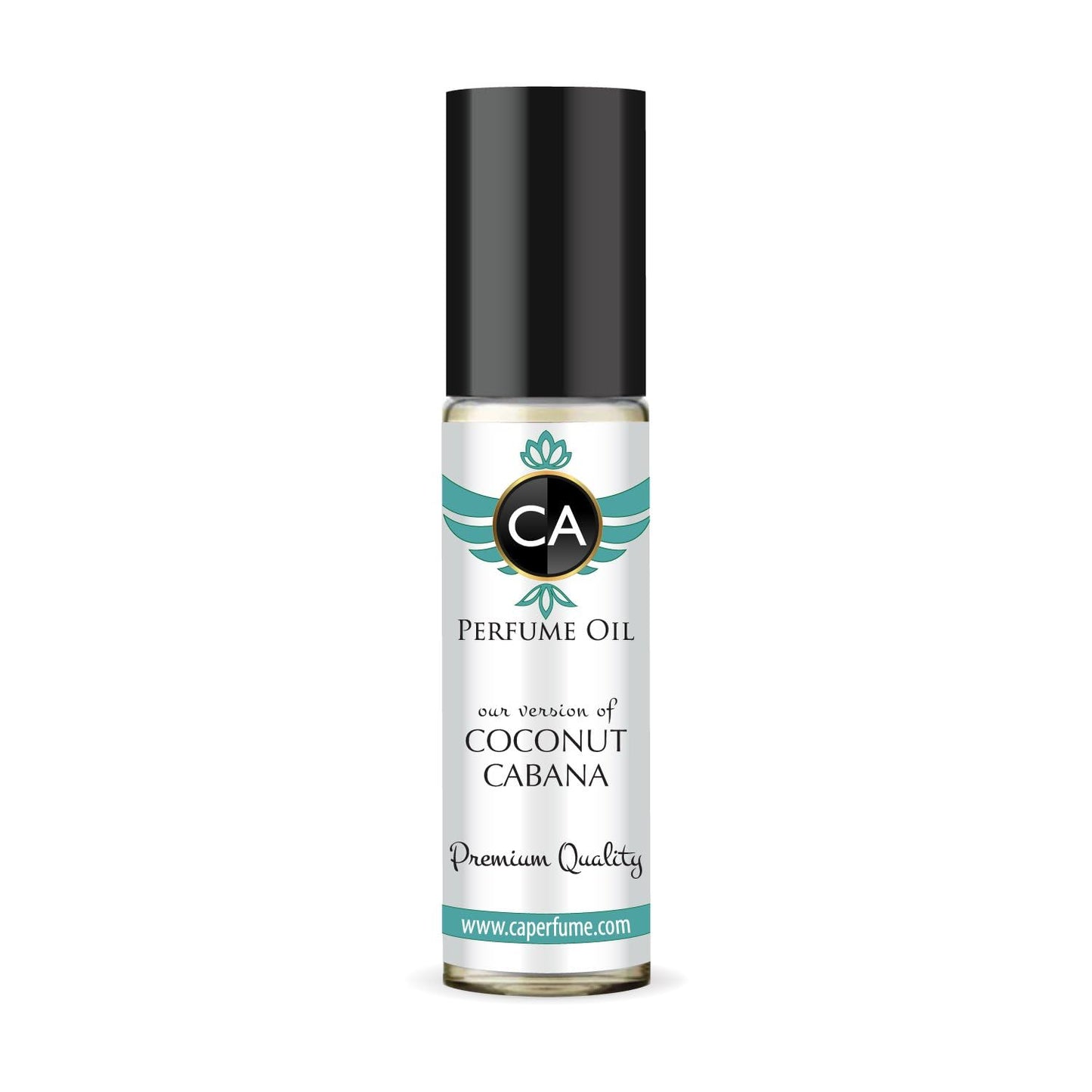 CA Perfume Originals Coconut Cabana for Women Fragrance Oil Floral Fruity Scent Long Lasting Perfumes for Women Travel Size TSA Ready Mini Parfum Body Oil Roll-on 0.33 Fl Oz 10ml