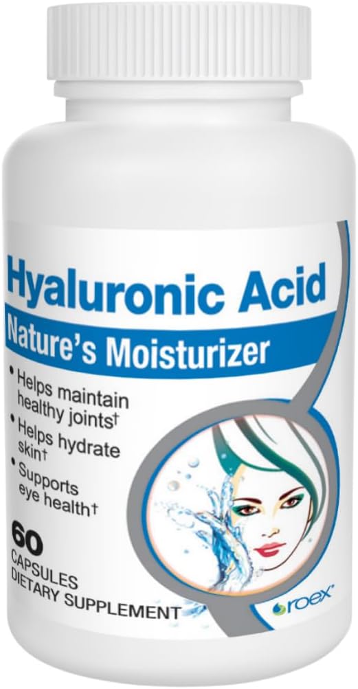 Roex Vitamins | Hyaluronic Acid | Lubricates Joints | Joint Support | Vegetable Capsules | 60 Count