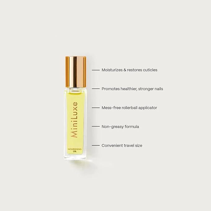 Nourishing Cuticle Oil Rollerball Trio | Clean, Vegan, Cruelty-Free Nail Care (Pack of 3, 0.33 fl oz | 10 ml)