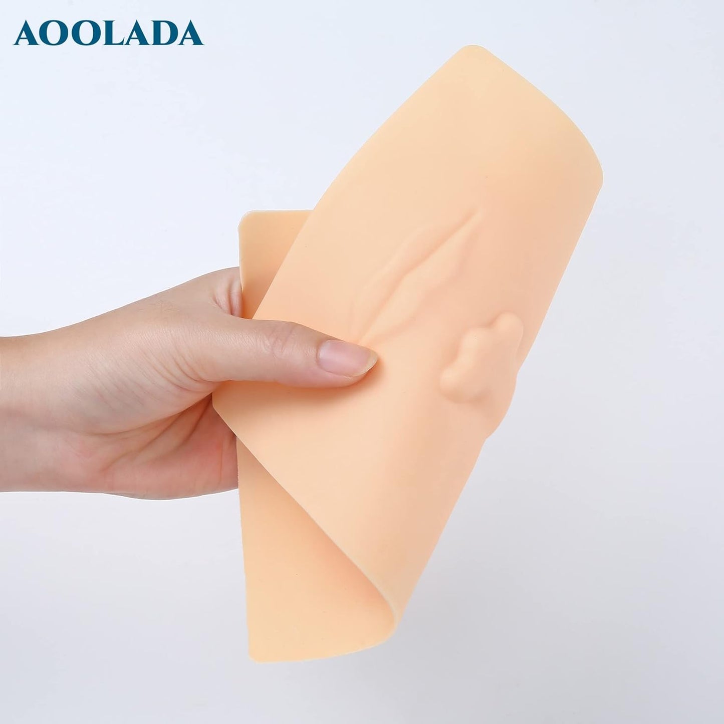 Microblading Practice Skin - 12 Sheets 3D Face Permanent Makeup Tattoo Training for Eyeline, Lip, Eyebrow - Silicone Skin for Face Tattoo Practice