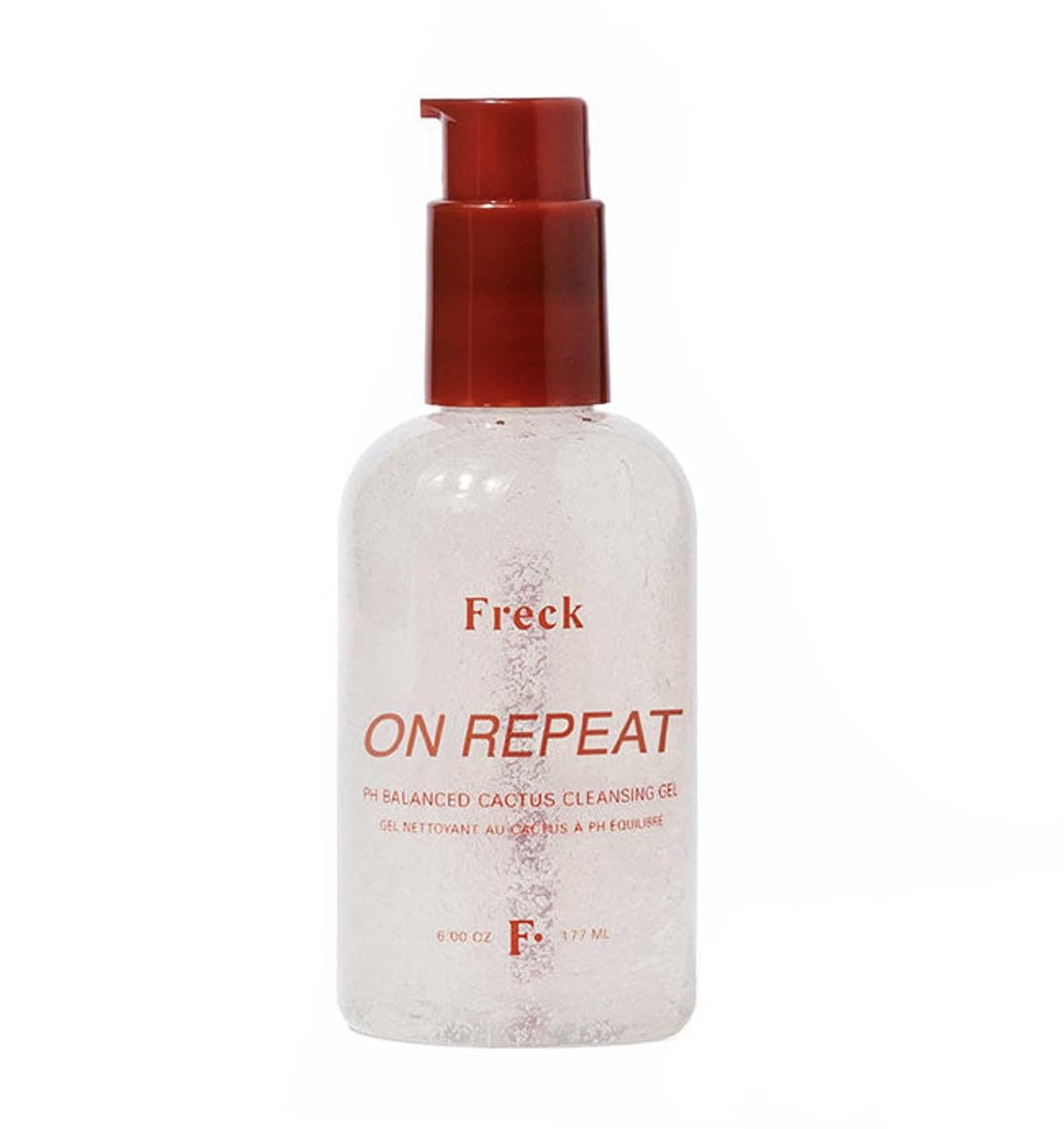 Freck Beauty ON REPEAT PH Balanced Cactus Cleansing Gel – Gentle Makeup Remover, Antioxidant-Rich Botanical Extract Blend, Allantoin & Cactus Flower, Alcohol-Free, Fragrance-Free, Vegan | 177ml