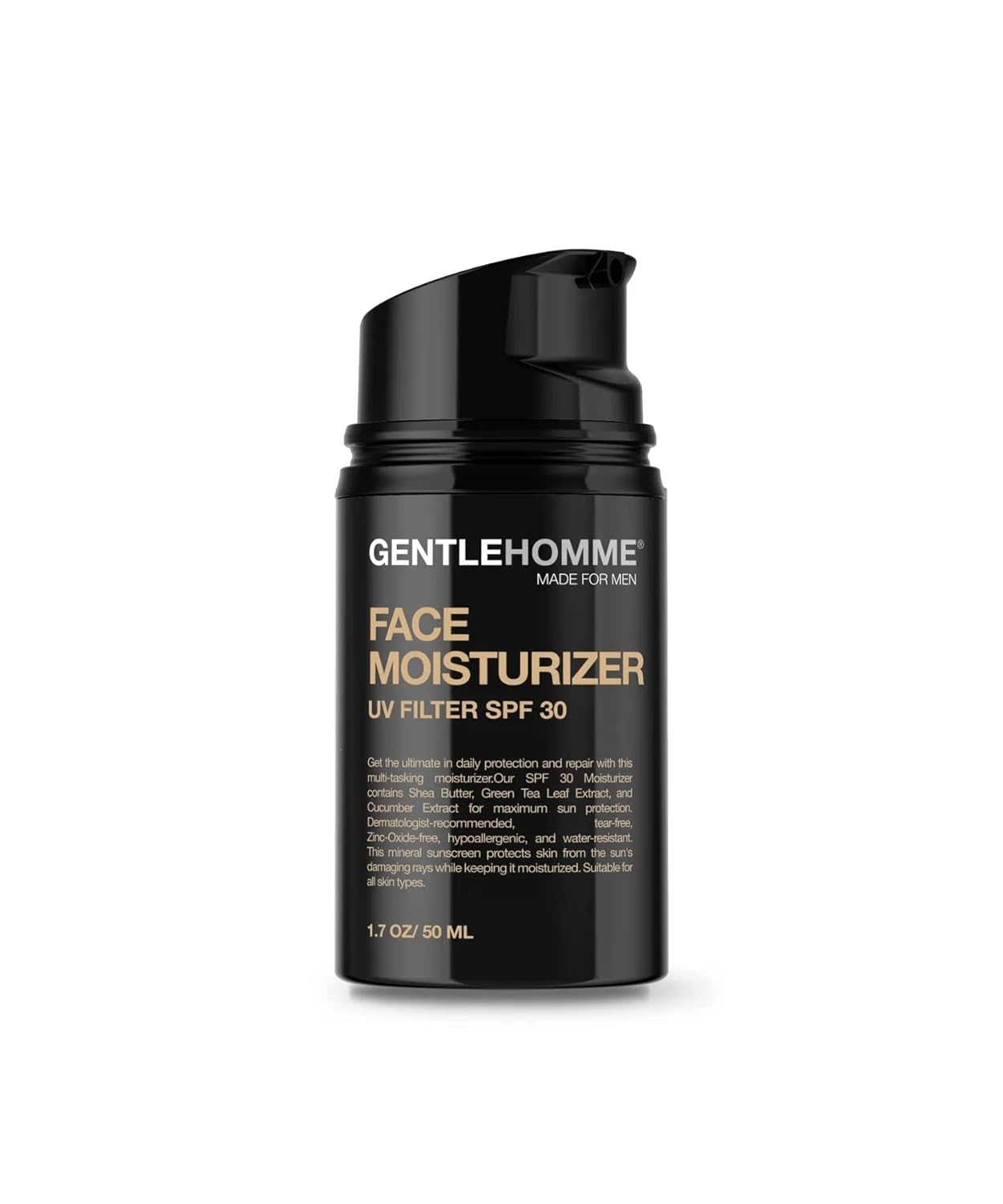 Gentlehomme Facial Kit - Pouch, Facial Cream & Cleanser for Men, Face Essentials for Travel, Men's Travel Skincare Set - Includes Facial Cream (1.8 oz), Exfoliating Face Wash Booster (3.4 oz) & Pouch