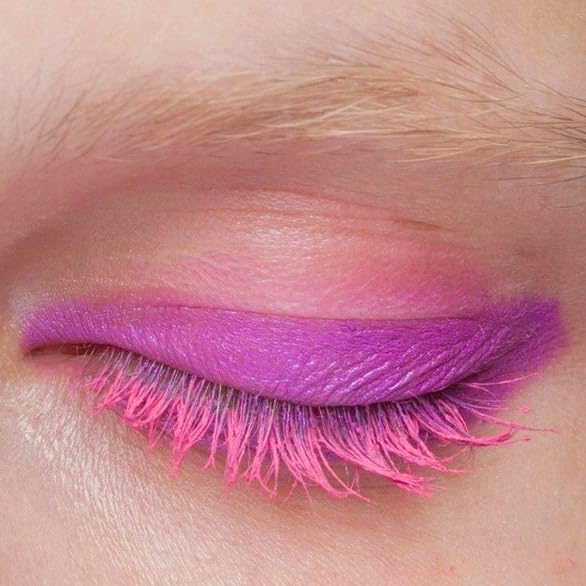 Maydear Pink Mascara for Eyelashes, Waterproof Colored Mascara Long Lasting Smudgeproof Colorful Mascara for Women Fast Dry Lengthening Eye Makeup Party Stage Use - Rose