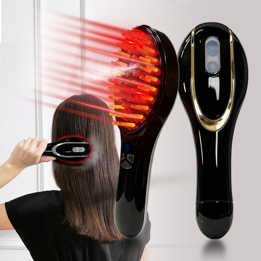 4-in-1 Hair Scalp Massager Comb - Hair Oil Applicator & Scalp Scrubber, Portable for Home & Travel Use, Ideal for Women’s Hair Care