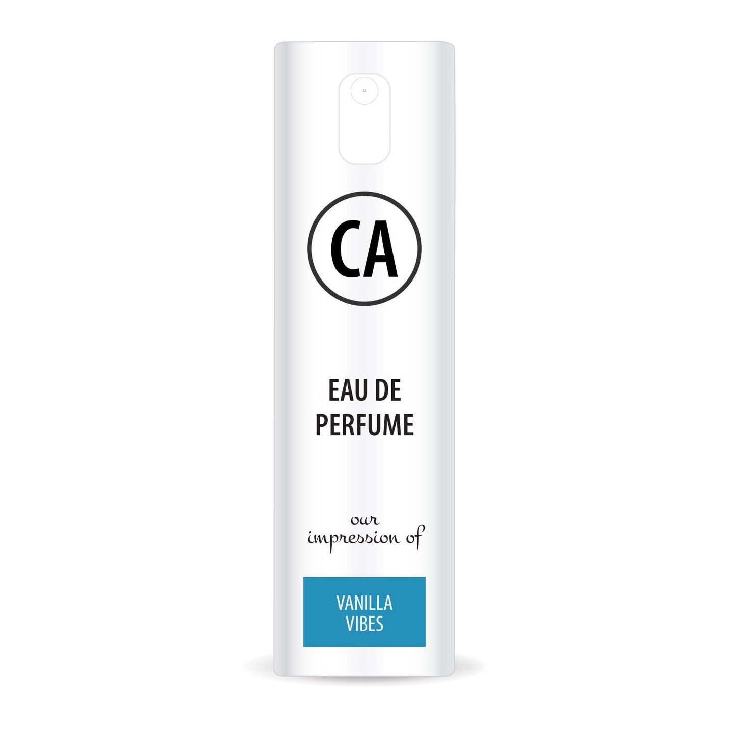 CA Perfume Impression of Vanilla Vibes Unisex Eau De Parfum Amber Scent Long Lasting Unisex Fragrance Travel Size TSA Ready for Day and Night Wear 0.33 Fl Oz 10ml