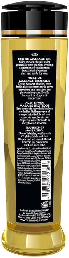 EROTIC MASSAGE OIL SENSATION