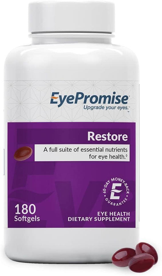 EyePromise Restore Supplement 180 Softgel Omega-3 Fish