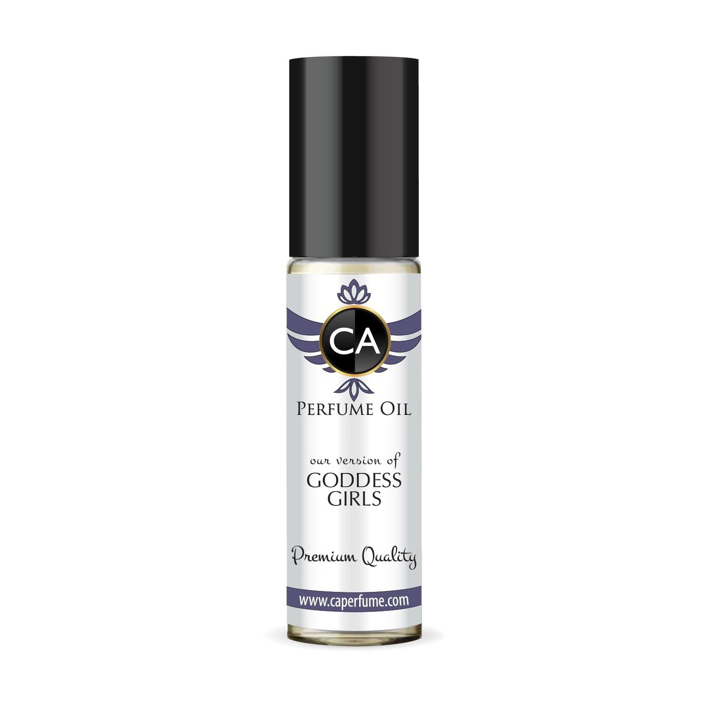 CA Perfume Impression of Goddess Girls for Women Fragrance Oil Amber Floral Scent Long Lasting Perfumes for Women Travel Size TSA Ready Mini Parfum Body Oil Roll-on 0.33 Fl Oz 10ml