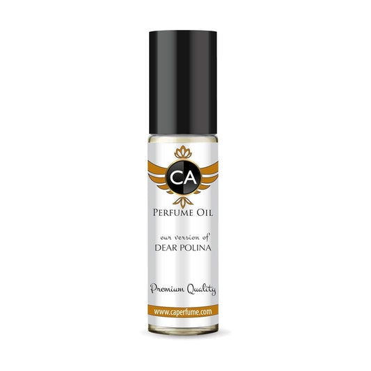 CA Perfume Impression of Dear Polina Unisex Fragrance Oil Aromatic Scent Long Lasting Perfumes for Women & Men Travel Size TSA Ready Mini Parfum Body Oil Roll-on 0.33 Fl Oz 10ml