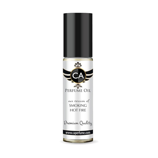 CA Perfume Impression of Smoking Hot Fire Unisex Fragrance Oil Oriental Spicy Scent Long Lasting Perfumes for Women & Men Travel Size TSA Ready Mini Parfum Body Oil Roll-on 0.33 Fl Oz 10ml