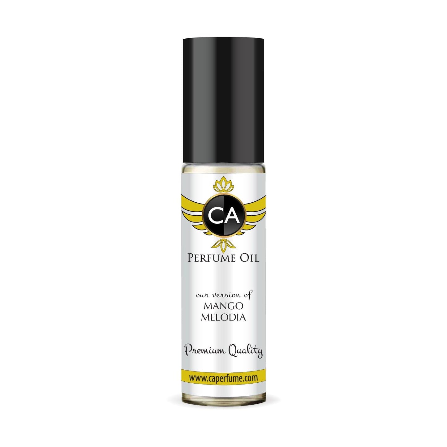 CA Perfume Originals Mango Melodia Unisex Fragrance Oil Fruity Scent Long Lasting Perfumes for Women & Men Travel Size TSA Ready Mini Parfum Body Oil Roll-on 0.33 Fl Oz 10ml
