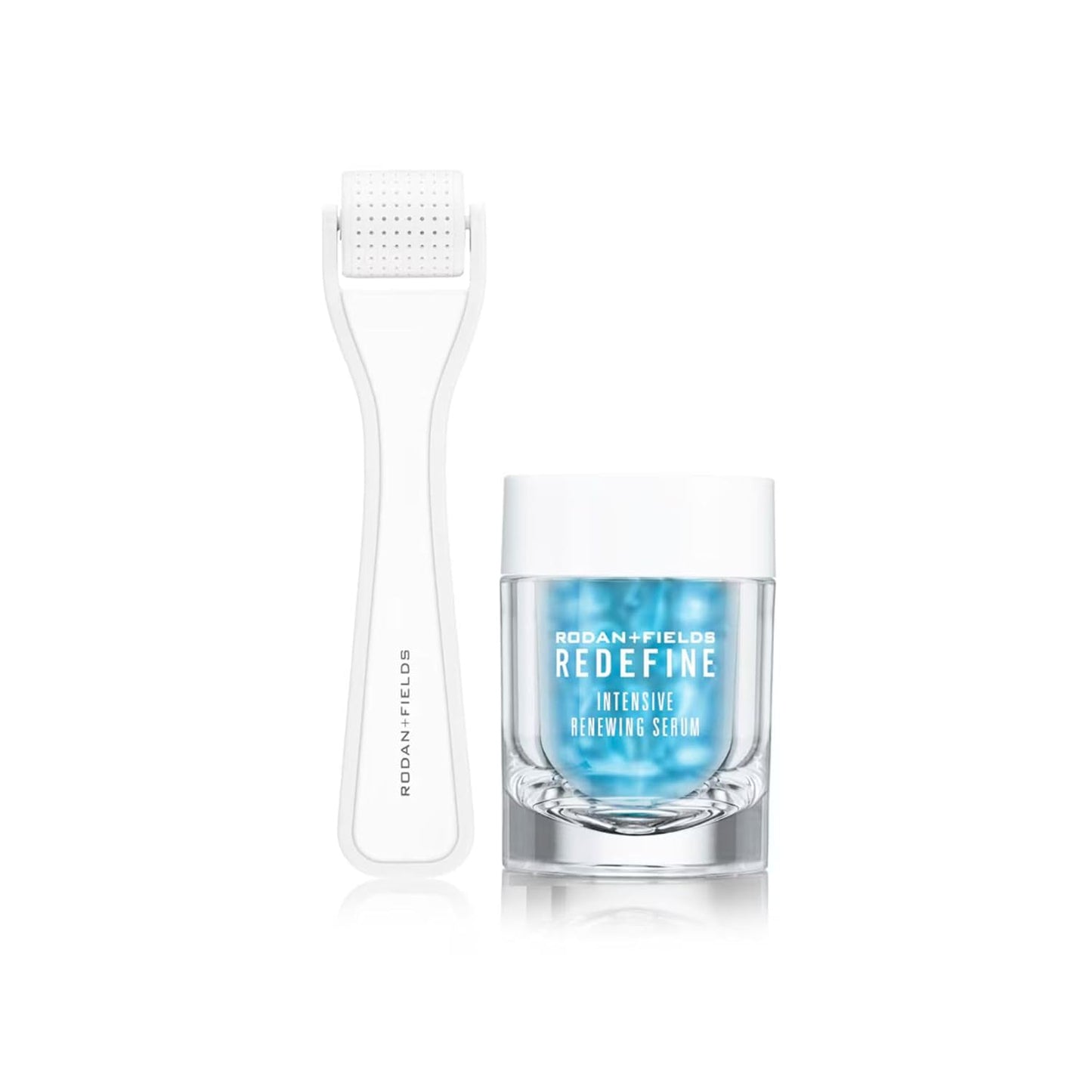 Rodan + Fields REDEFINE AMP MD System | Includes Derma-Roller & Hydrating Intensive Renewing Serum | Skincare Set with Vitamin A | Beauty Tools
