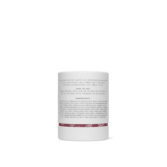 CHUMMI LIP MASK - skincare for your lips - Luxurious overnight lip treatment in coconut, berry, and vanilla, blended with lip-softening plant butters and exfoliating berry extracts. (20g, Berry)