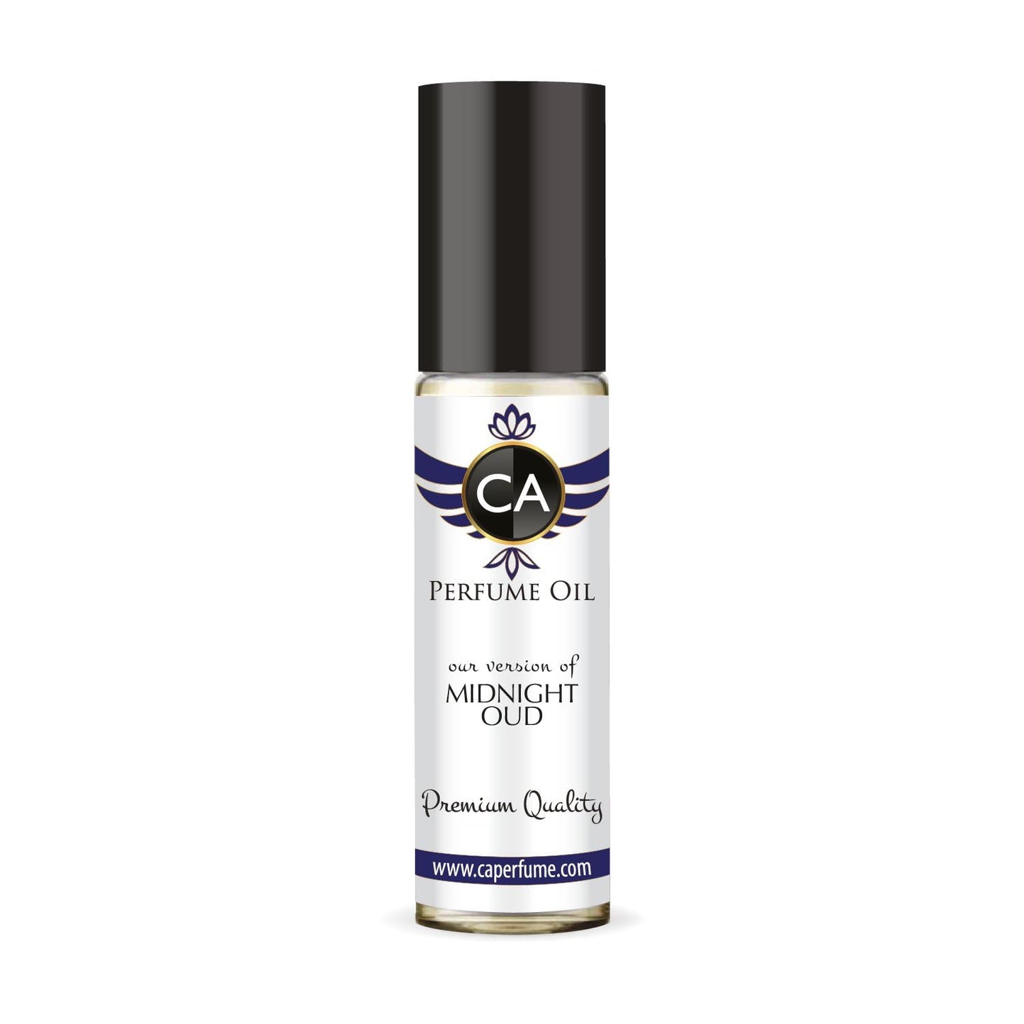 CA Perfume Impression of Midnight Oud Unisex Fragrance Oil Amber Spicy Scent Long Lasting Perfumes for Women & Men Travel Size TSA Ready Mini Parfum Body Oil Roll-on 0.33 Fl Oz 10ml