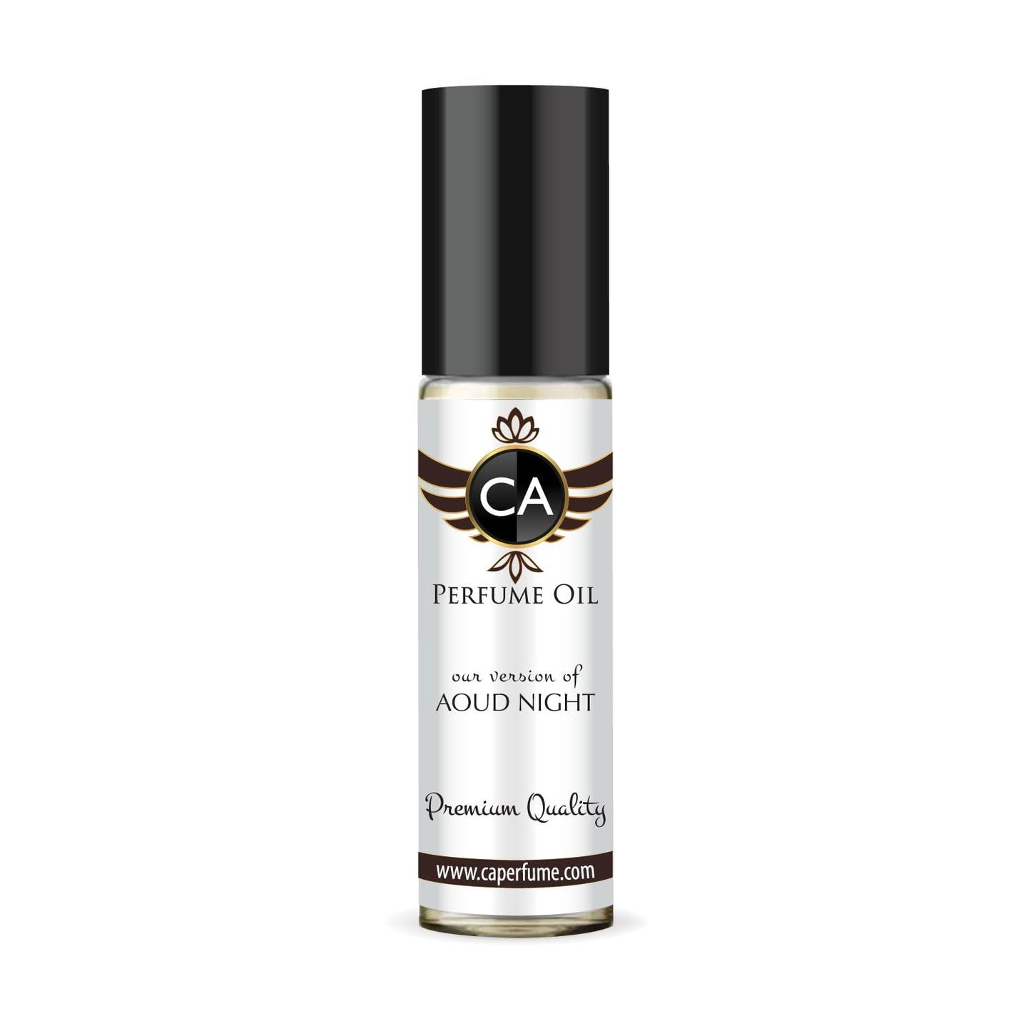 CA Perfume Impression of Aoud Night Unisex Fragrance Oil Amber Woody Scent Long Lasting Perfumes for Women & Men Travel Size TSA Ready Mini Parfum Body Oil Roll-on 0.33 Fl Oz 10ml