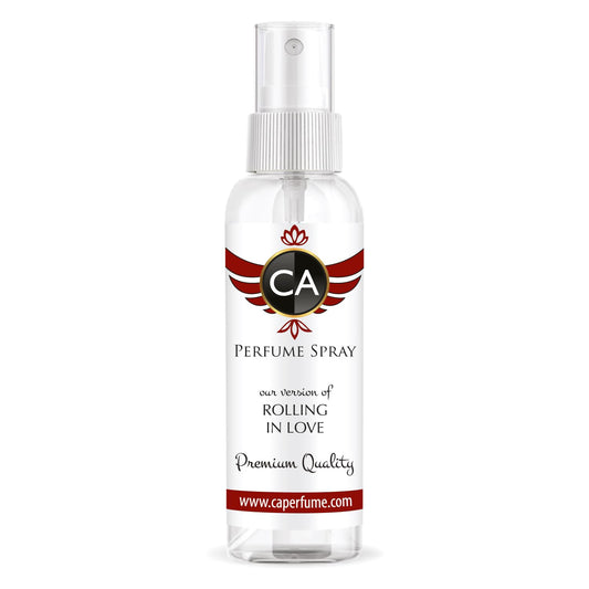 CA Perfume Eco Refill Impression of Rolling In Love For Women & Men Eau de Parfum Spray Atomizer Bottle 2 Fl Oz/60ml-X1