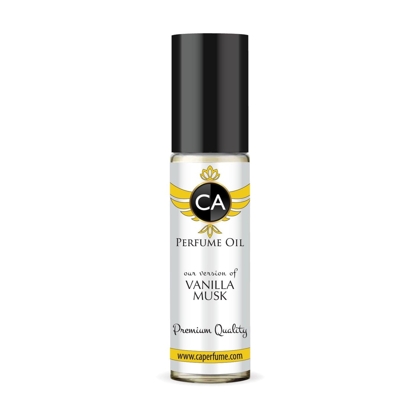 CA Perfume Impression of Vanilla Musk for Women Eau De Parfum Amber Scent Long Lasting Perfumes for Women Travel Size TSA Ready for Day and Night Wear 0.33 Fl Oz 10ml