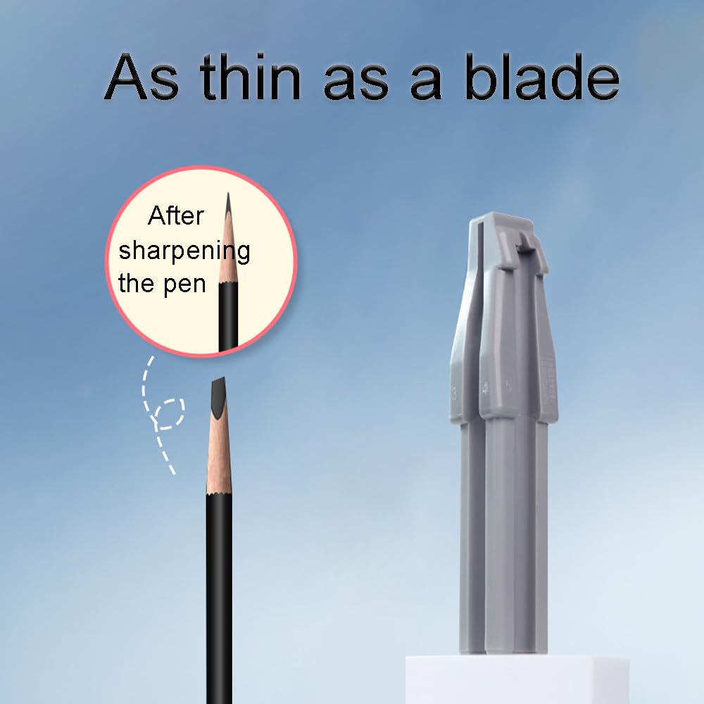 1 Pc 3 in 1 Eyebrow Pencil Sharpener, Duckbill-Shape Eyebrow Pencil Sharpener Waterproof for Peel Off Brow Pencils